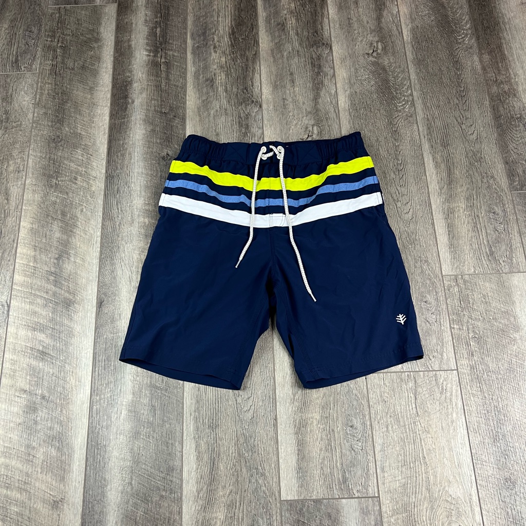 Coolibar Mens Navy Swim Trunk